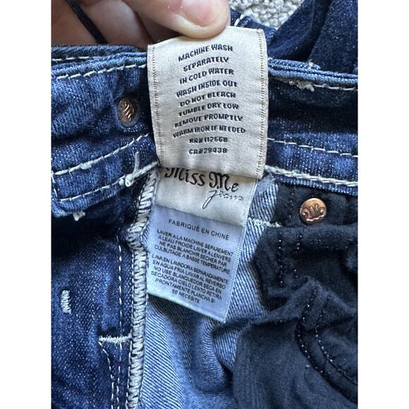 Miss Me JP5775B Bootcut Blue Jeans stretch low-rise blue Size 25 - Picture 12 of 16